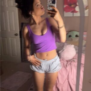 Purple Crop Top